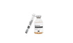 Revatox vial and syringe on a white background